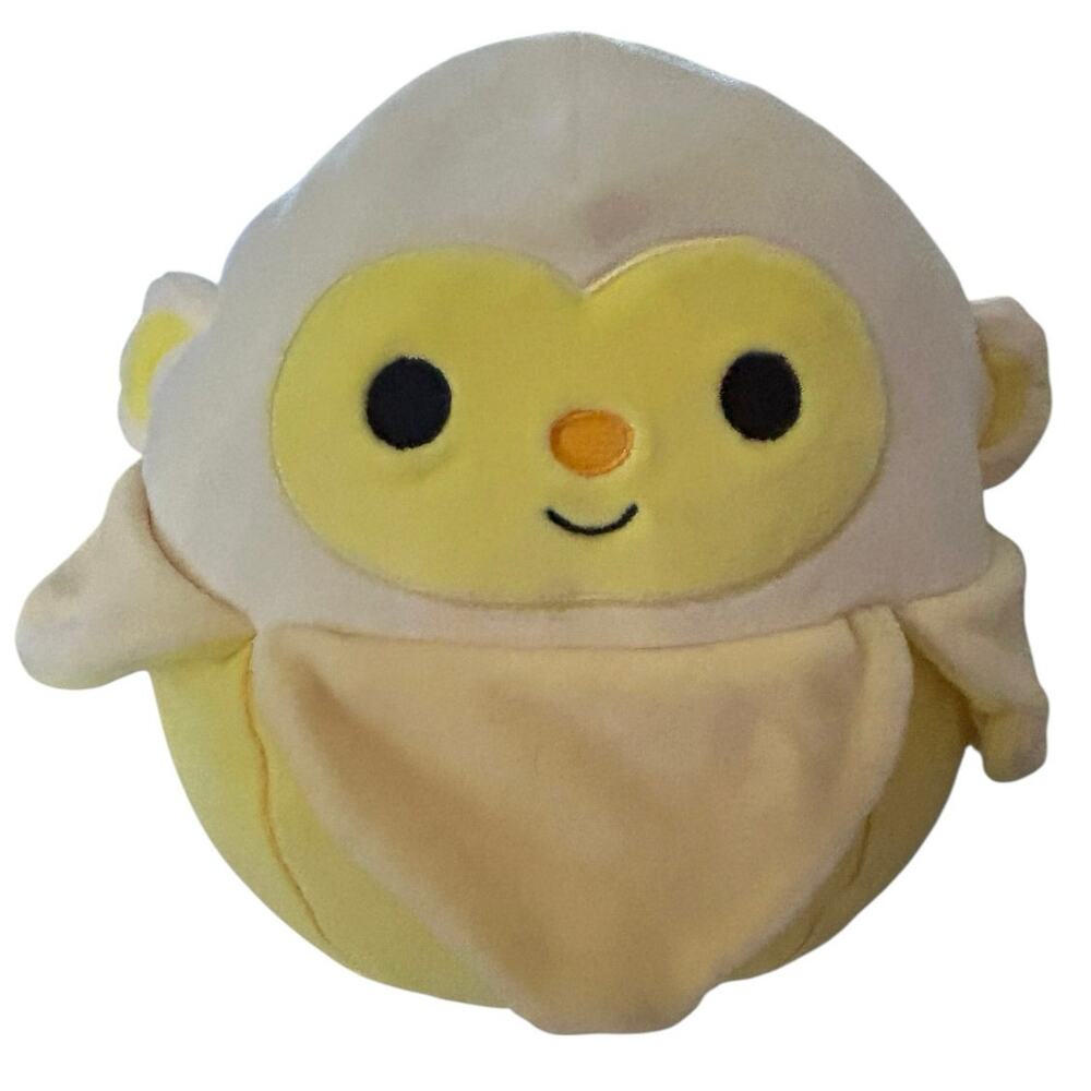 Pierogi Squishmallow Banana Monkey Yellow With Tags Jazzwares 8”